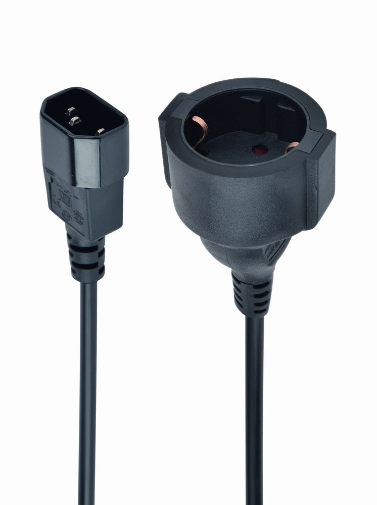 Adapter GEMBIRD PC-SFC14M-01, Czarny, 0,15m — zdjęcie 1 z 4