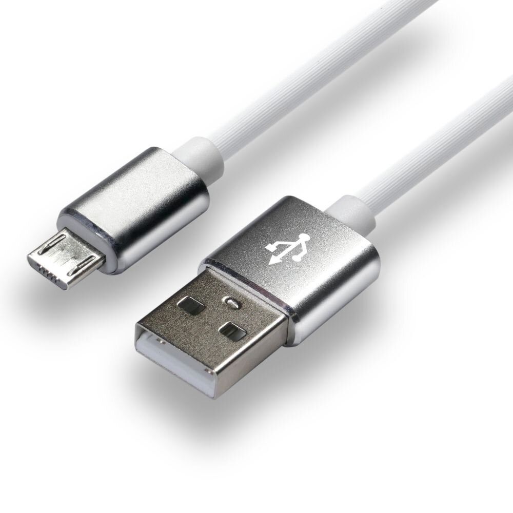 Kabel zasilający everActive CBS-1MW, 1m, biały — zdjęcie 1 z 3
