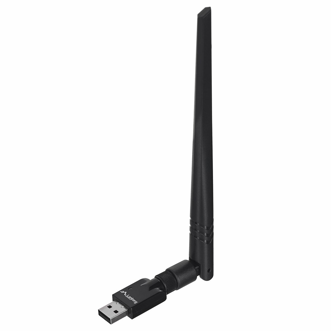 Karta sieciowa Lanberg N300 NC-0300-WIE USB 2.0 — zdjęcie 1 z 8