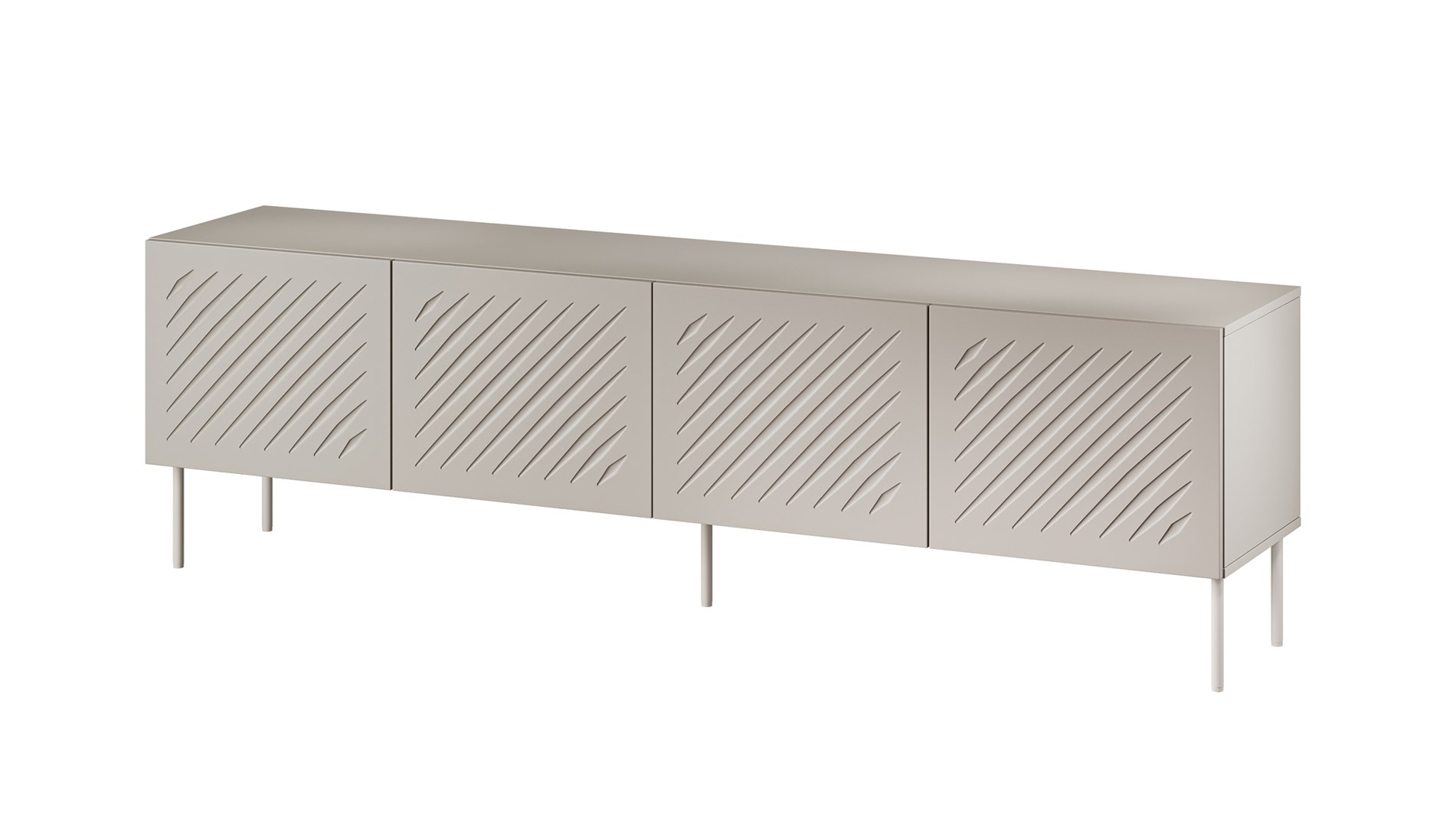 Szafka RTV SIENA 200x40x60 kaszmir mat — zdjęcie 1 z 4