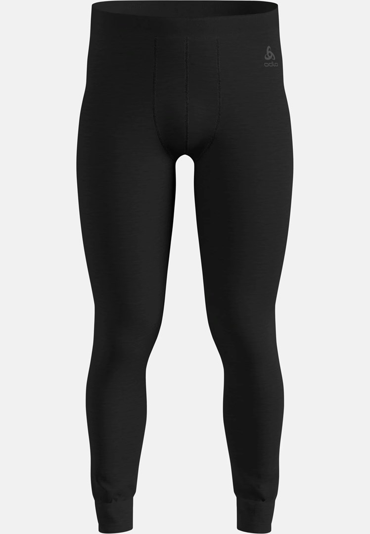 Legginsy termoaktywne Odlo BL BOTTOM Merino czarne M — zdjęcie 1 z 5