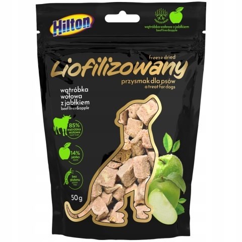Hilton liofilizowany z wątróbką i jabłkiem 50g