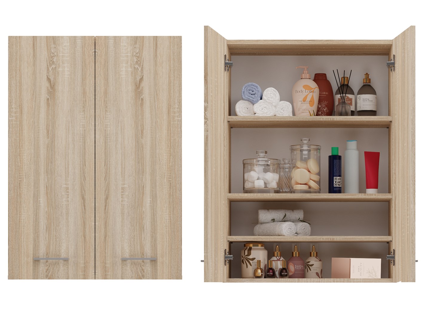 Szafka nad pralkę POLA MINI DD 64x30xH90 sonoma — zdjęcie 1 z 5