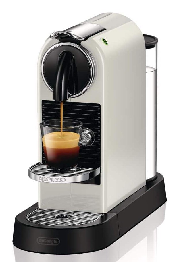 Ekspres kapsułkowy DeLonghi Citiz Nespresso EN167.W (1260W, biały)