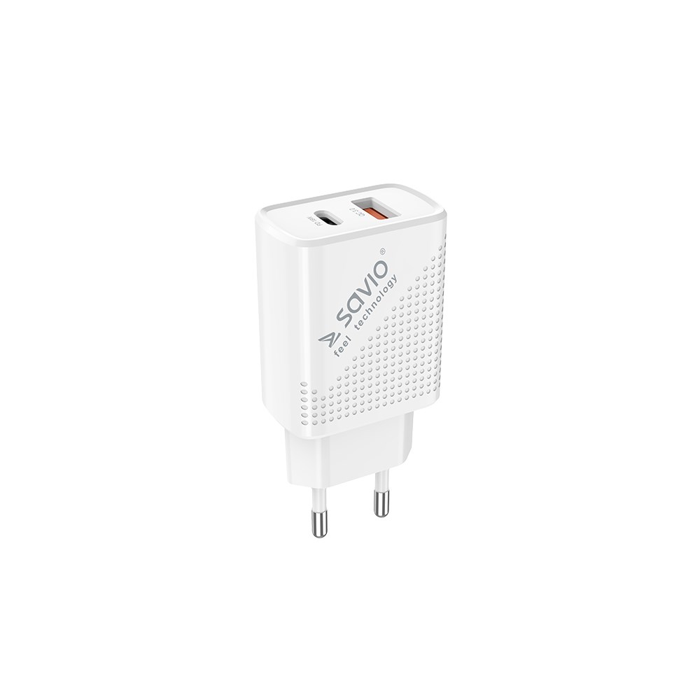 SAVIO ŁADOWARKA SIECIOWA USB 18W LA-04 — zdjęcie 1 z 7