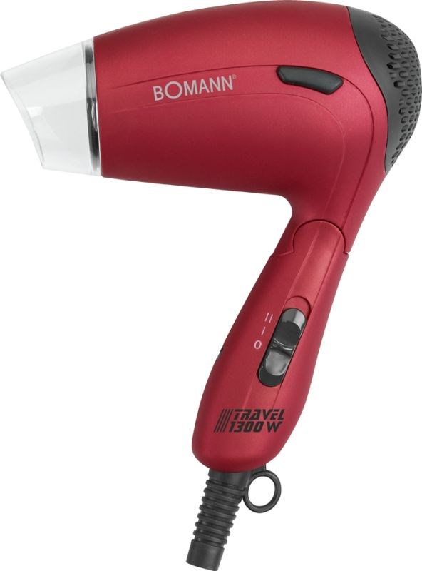 Suszarka do włosów Boman  HTD 8005 czerwona (1300W; czerwony)