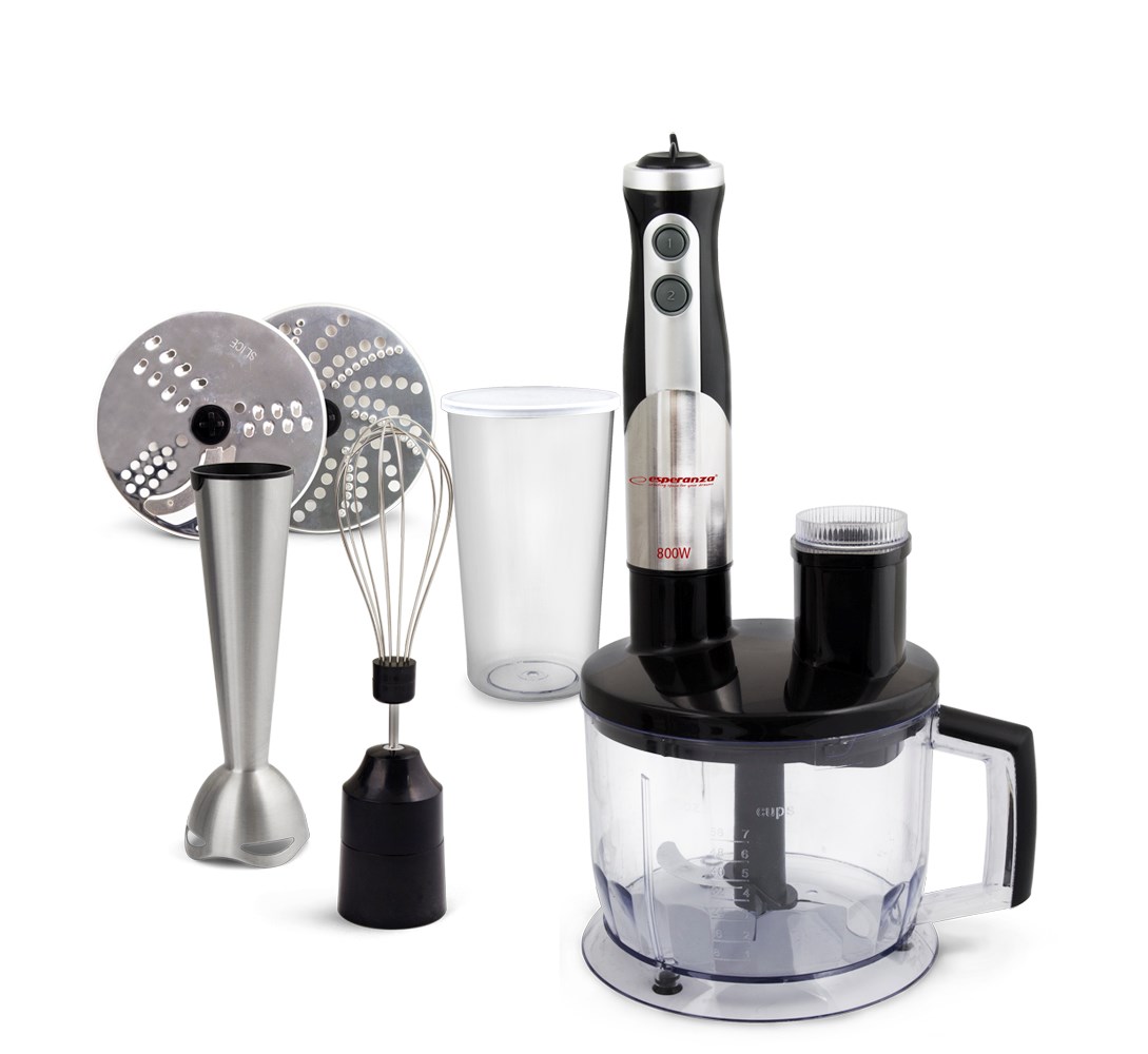 Blender ręczny Esperanza Crema EKM004, 800W, czarny — zdjęcie 1 z 3
