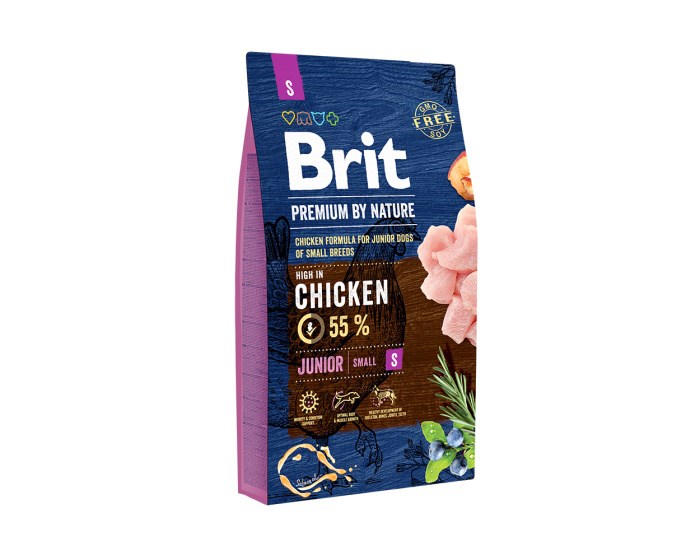 BRIT Premium by nature Junior S - sucha karma 8 kg