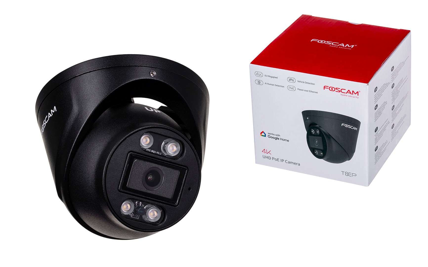 Kamera IP Foscam T8EP 8MP PoE do monitoringu — zdjęcie 1 z 8
