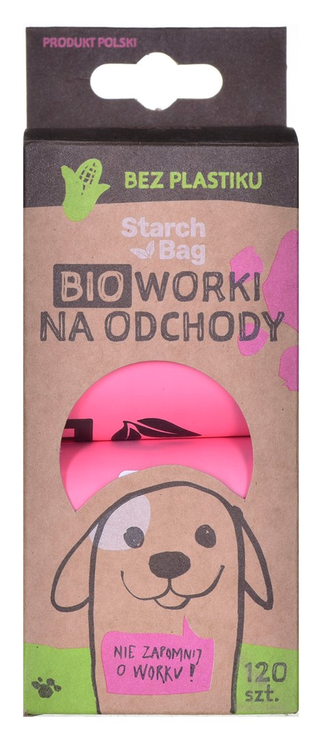 STARCH BAG - bioworki na odchody - 8 x 15 szt. — zdjęcie 1 z 3