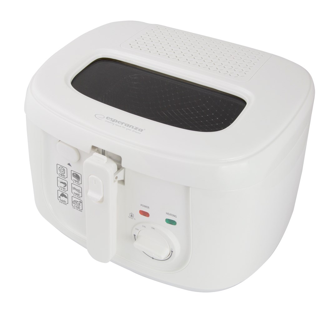 Frytownica Esperanza SPRING ROLL EKG012 (2,5 l, 1800W, biała) — zdjęcie 1 z 6