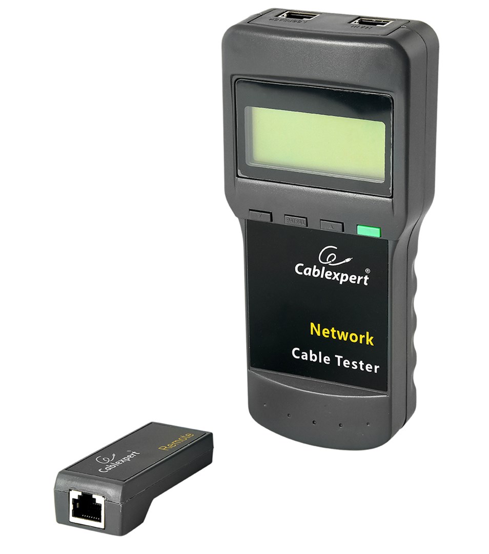 GEMBIRD CYFROWY TESTER KABLI SIECIOWYCH RJ45, RJ11 — zdjęcie 1 z 3