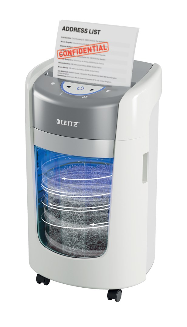 Niszczarka Leitz IQ OptiMax Home Office 225, 15l — zdjęcie 1 z 8