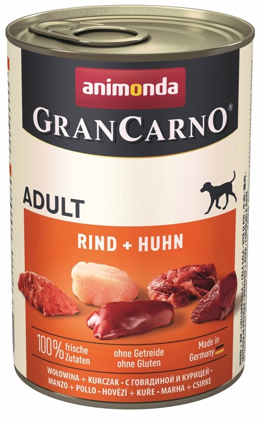 ANIMONDA Grancarno Adult wołowina i kurczak 400g