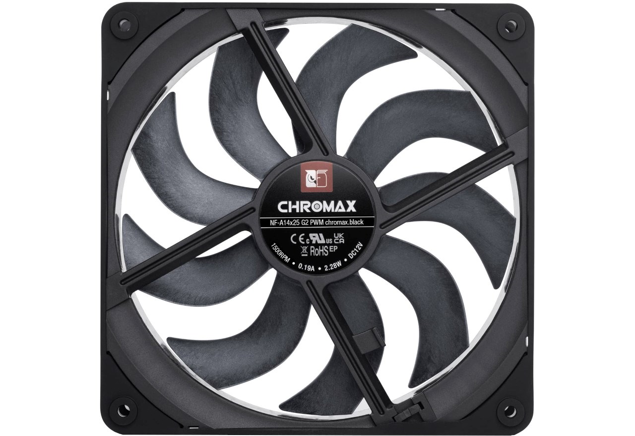 Wentylator NOCTUA NF-A14x25 G2 PWM czarny — zdjęcie 1 z 5