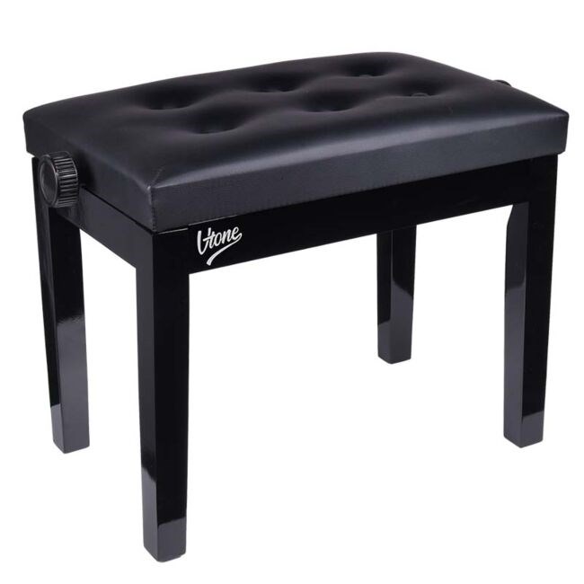 V-TONE ŁAWA 1 BK - Lawa do pianina fortepianu CZARNA — zdjęcie 1 z 4