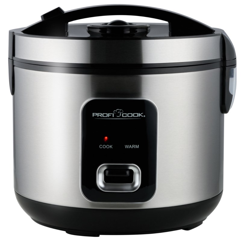 PROFICOOK PC-RK 1285 - Ryżowar/Parowar Srebrny, Czarny — zdjęcie 1 z 8