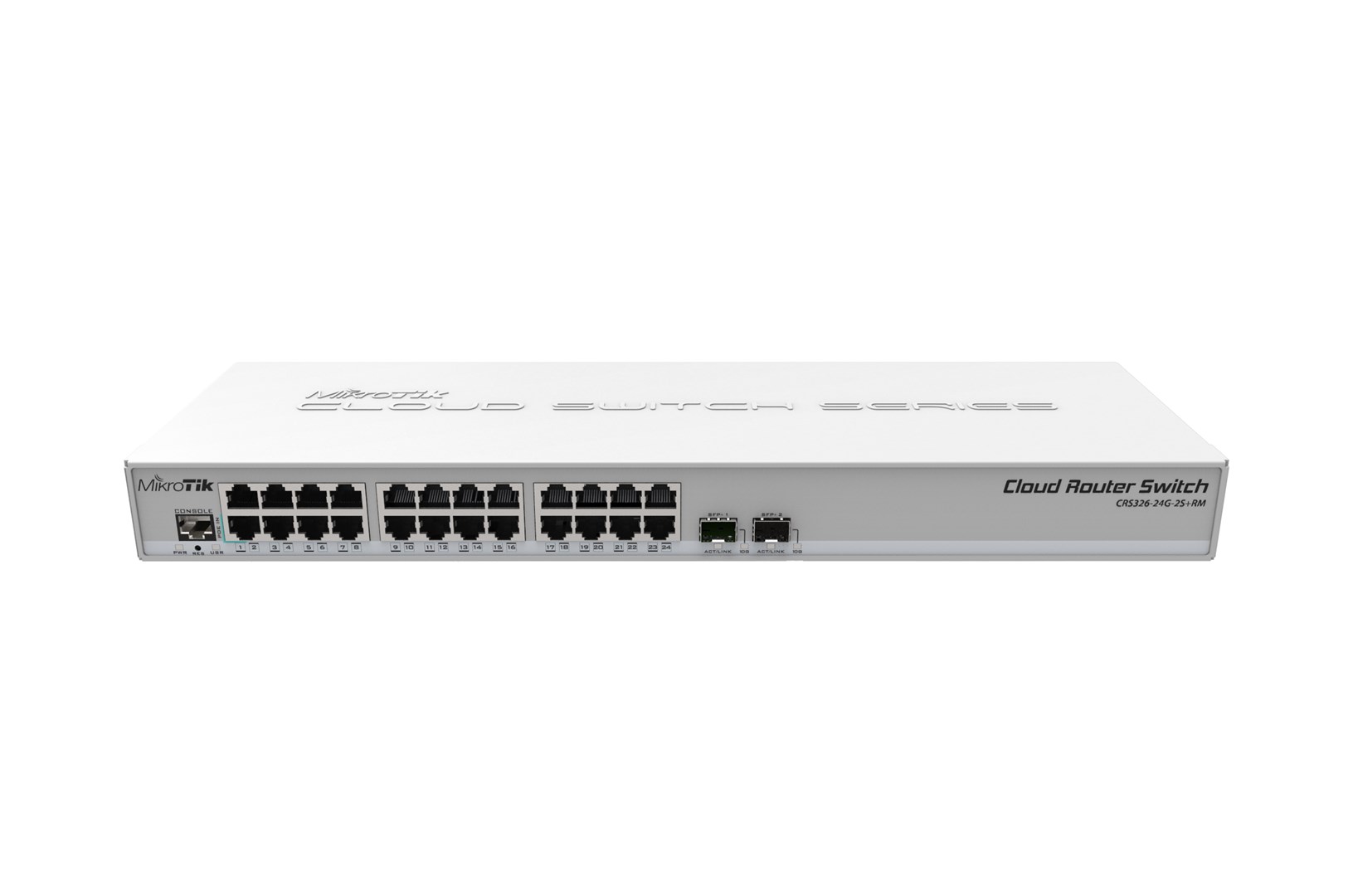 Switch Mikrotik CRS326-24G-2S+RM 26p Zarządzany — zdjęcie 1 z 3