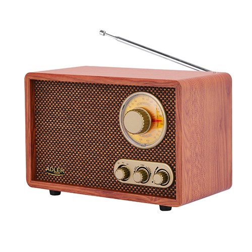 Radio ADLER AD 1171 Brązowy — zdjęcie 1 z 8