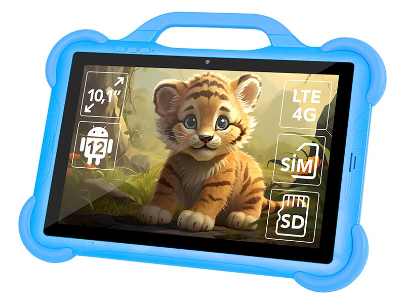 BLOW TABLET KIDSTAB10 4G 4/64GB NIEBIESKIE ETUI — zdjęcie 1 z 6