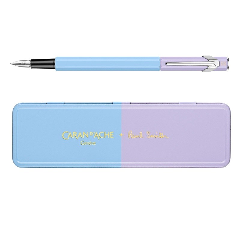 Caran d’Ache Pióro wieczne Paul Smith Edycja 4 Sky Blue/Lavender — zdjęcie 1 z 5