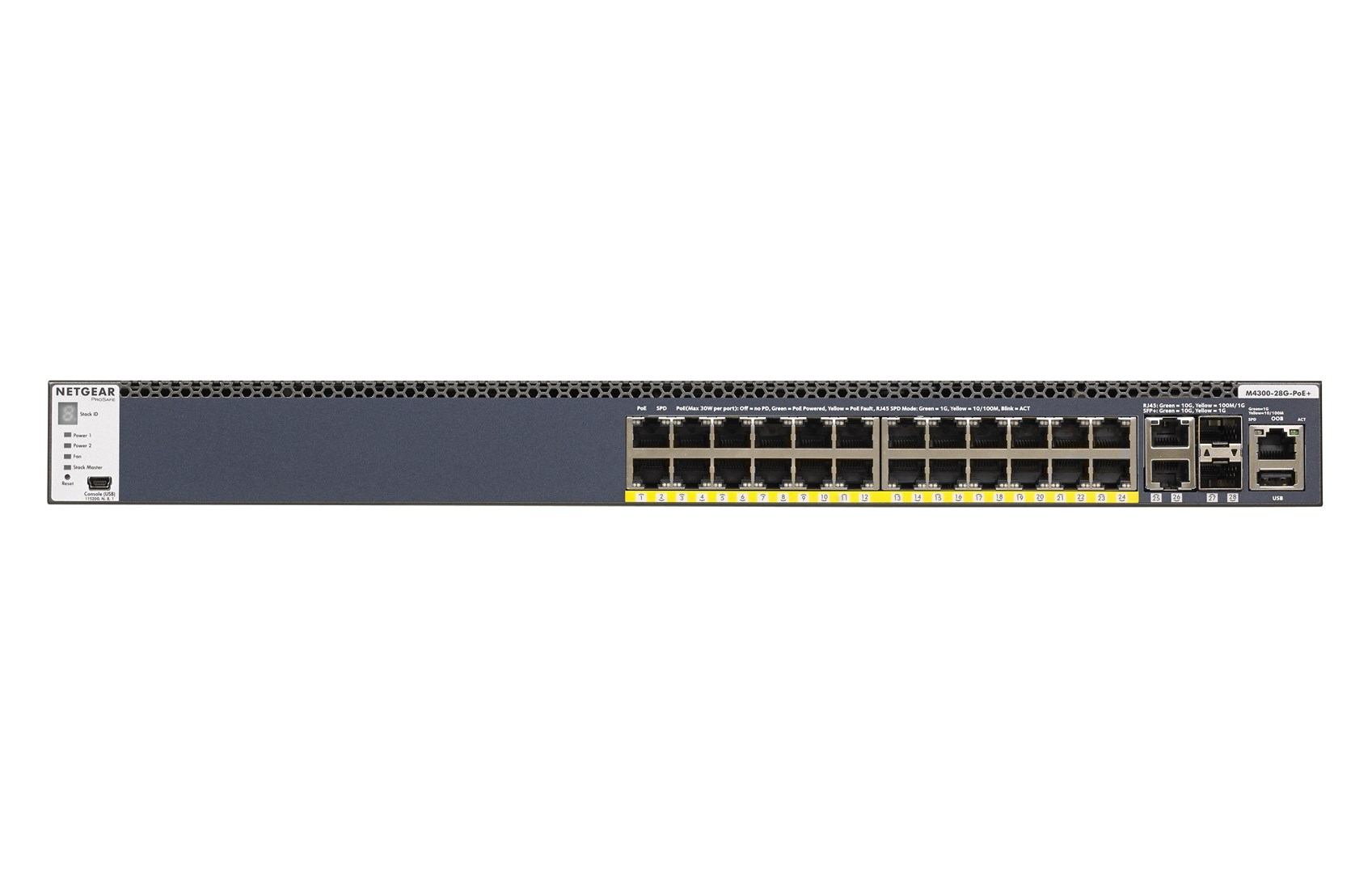 Switch Netgear GSM4328PA-100NES 28p Managed Gigabit — zdjęcie 1 z 5