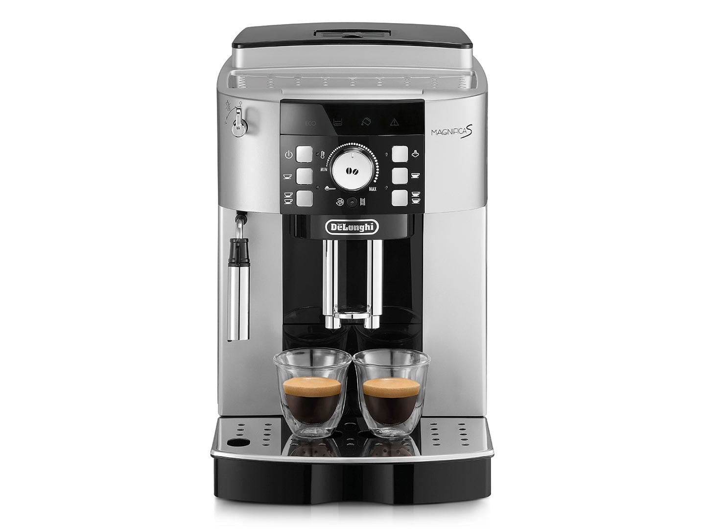 Ekspres ciśnieniowy automatyczny DeLonghi Magnifica ECAM 21.117.SB (1450W, srebrny) — zdjęcie 1 z 2