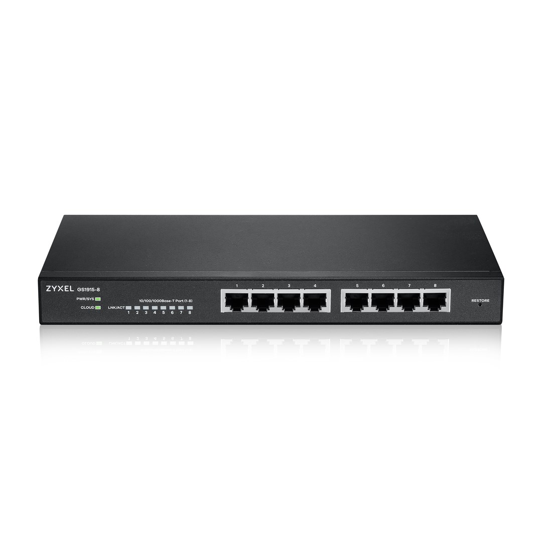 Switch Zyxel GS1915-8 8p Managed Gigabit — zdjęcie 1 z 8