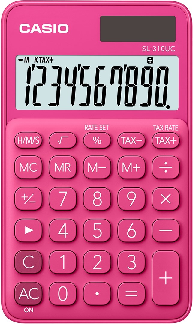 CASIO KALKULATOR SL-310UC-RD CZERWONY
