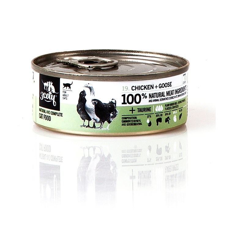 3Coty CHICKEN + GOOSE for Adult Cats 80g — zdjęcie 1 z 8