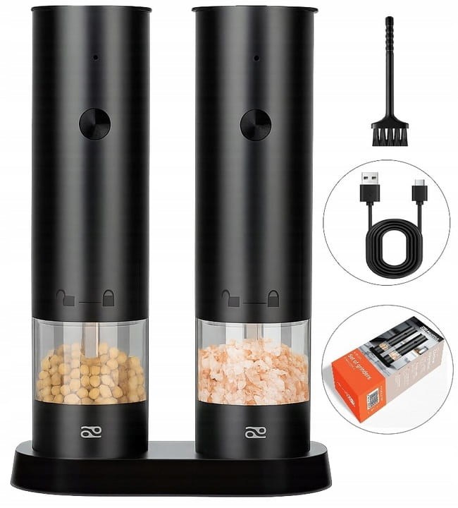 PROMIS ZESTAW MłYNKŃW USB Z PODSTAWKń MP34DUO — zdjęcie 1 z 6