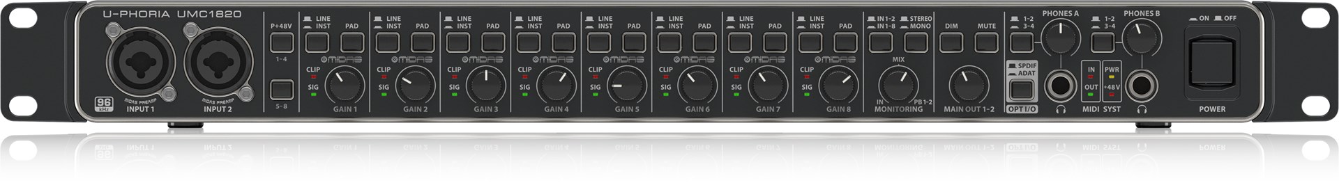 Behringer UMC1820 - Interfejs audio USB — zdjęcie 1 z 4