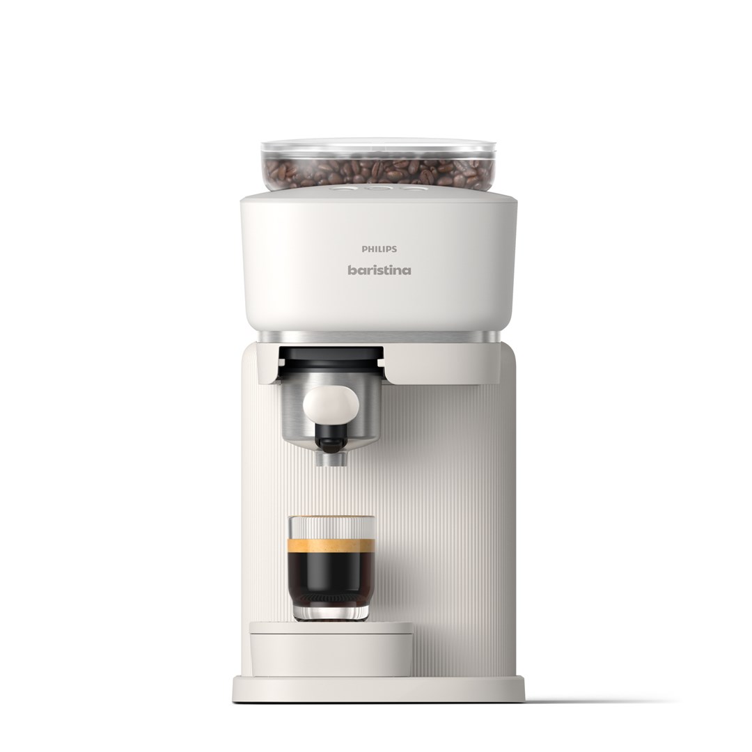 Ekspres kolbowy PHILIPS Baristina BAR300/00 - 16 bar, 1,2 l zbiornik wodny, młynek ceramiczny — zdjęcie 1 z 8