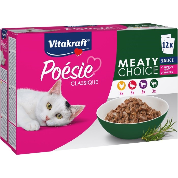 VITAKRAFT POESIE CLASSIQUE multip Meaty 12x85g