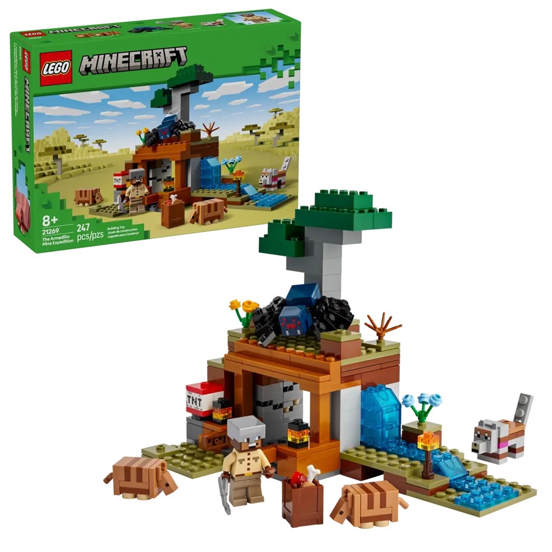 LEGO Minecraft 21269 - Wyprawa do pancernikowej kopalni — zdjęcie 1 z 8