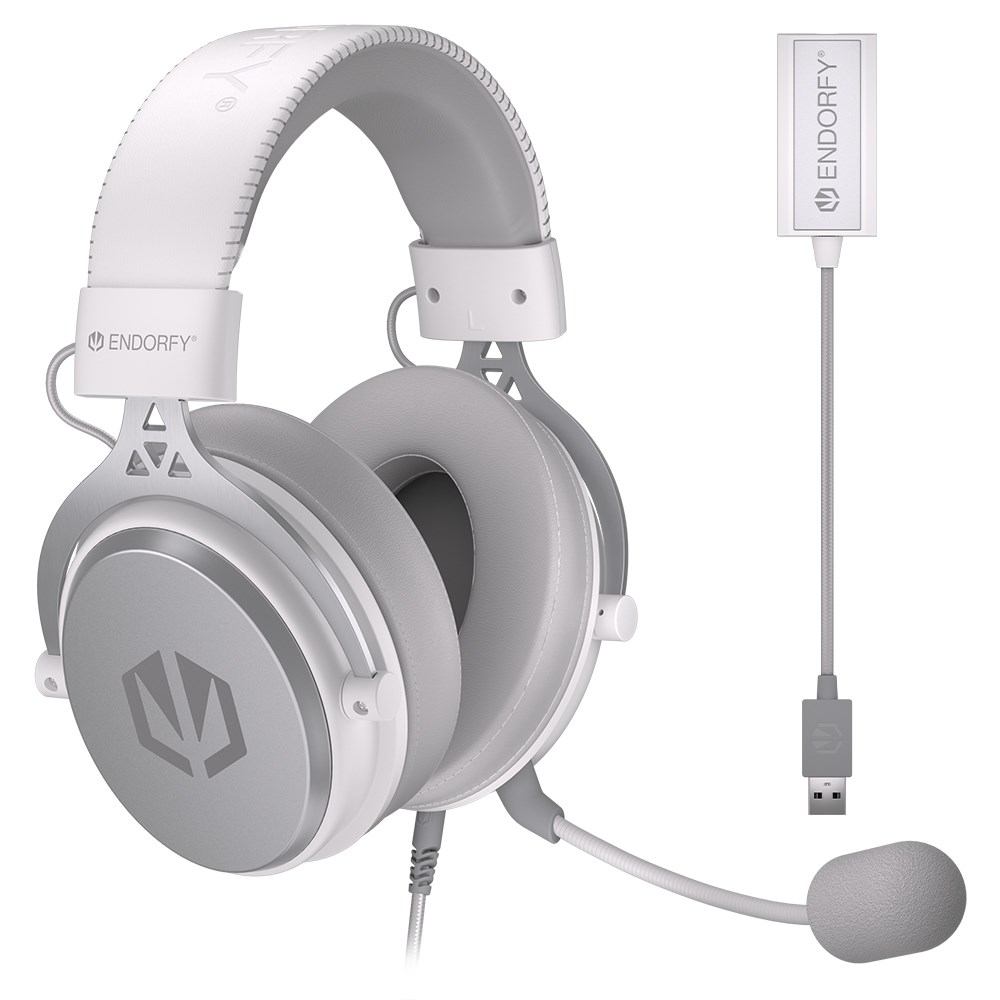 Słuchawki ENDORFY Viro Plus USB Onyx White — zdjęcie 1 z 8