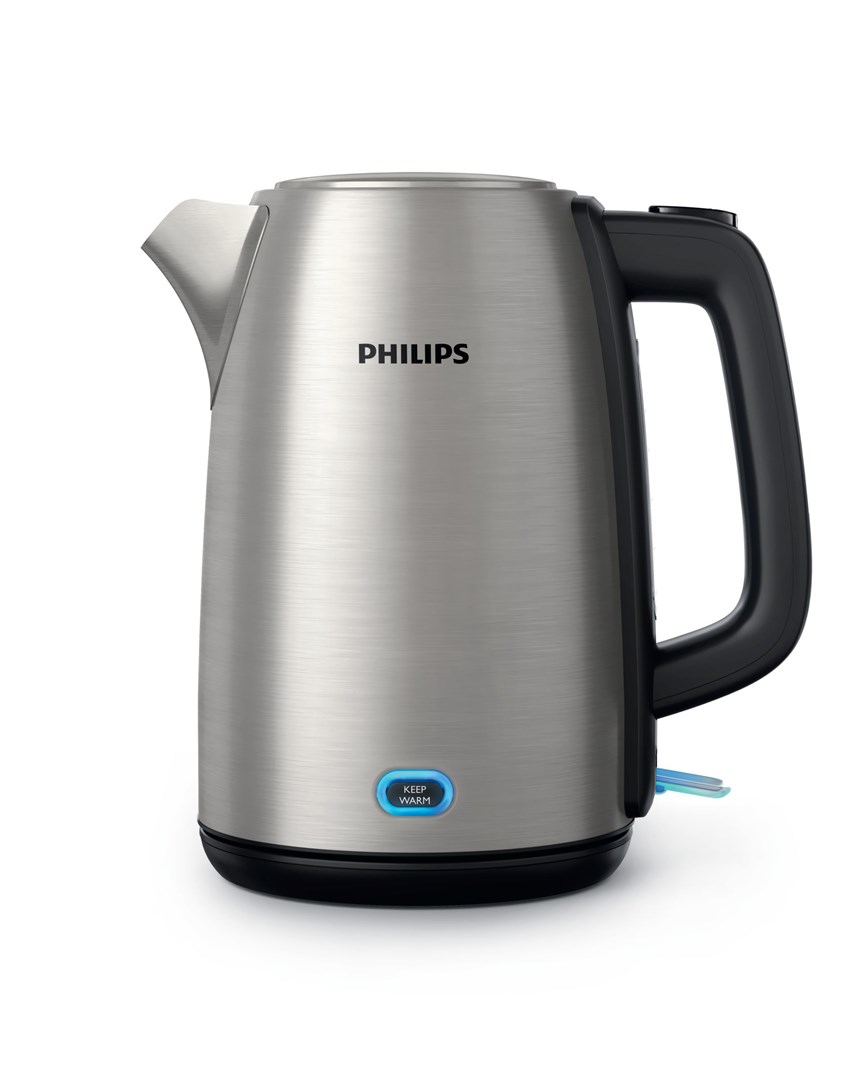 Czajnik elektryczny PHILIPS HD 9353/90, 1,7 l, czarny, stal nierdzewna — zdjęcie 1 z 3