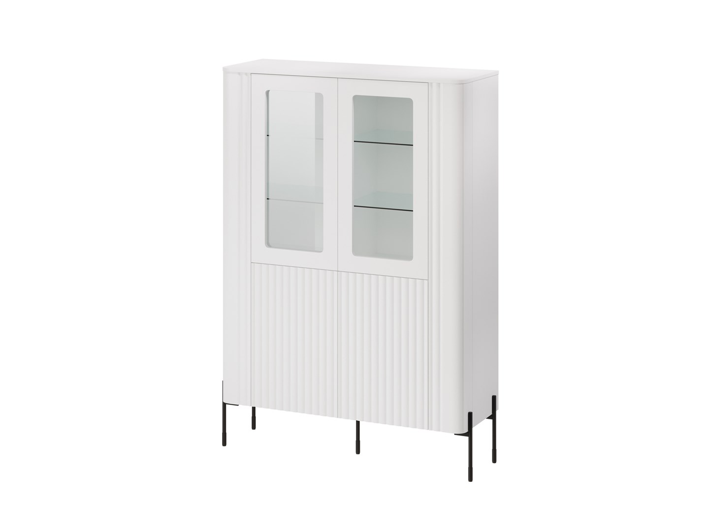 Witryna VERA 110x40x160 biały mat — zdjęcie 1 z 4