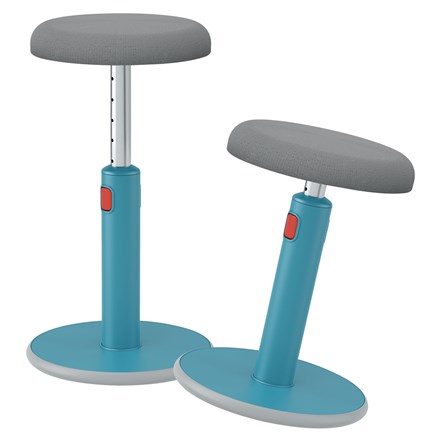 LEITZ ERGO COSY - stołek ergonomiczny niebieski — zdjęcie 1 z 8