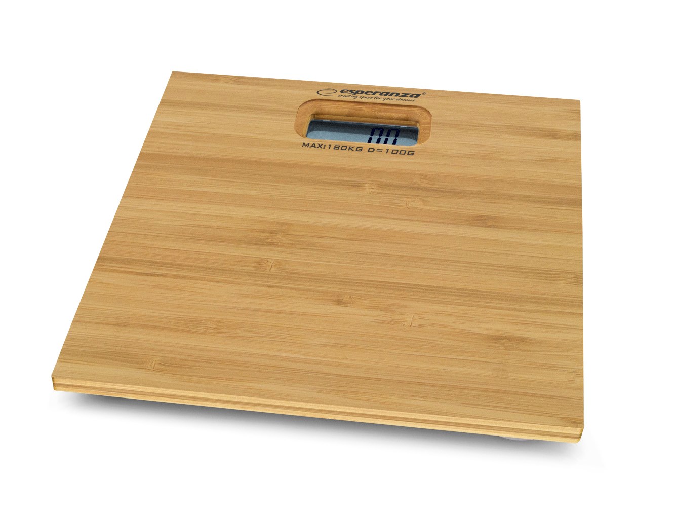 Waga łazienkowa Esperanza Bamboo EBS012 (kolor brązowy) — zdjęcie 1 z 2