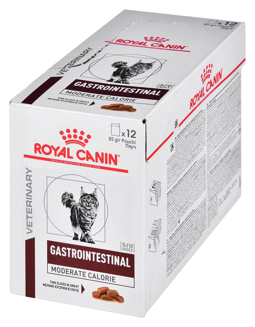 ROYAL CANIN Intestinal Gastro Moderate Calorie Cat 12x85g — zdjęcie 1 z 3