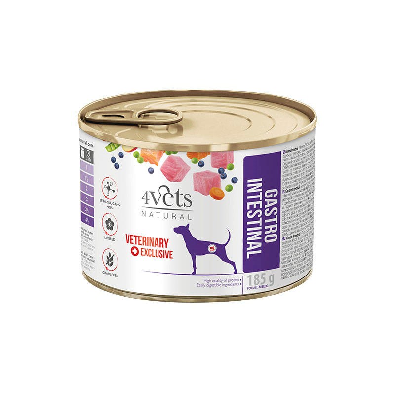 4VETS Natural Gastro Intestinal Dog - 185 g