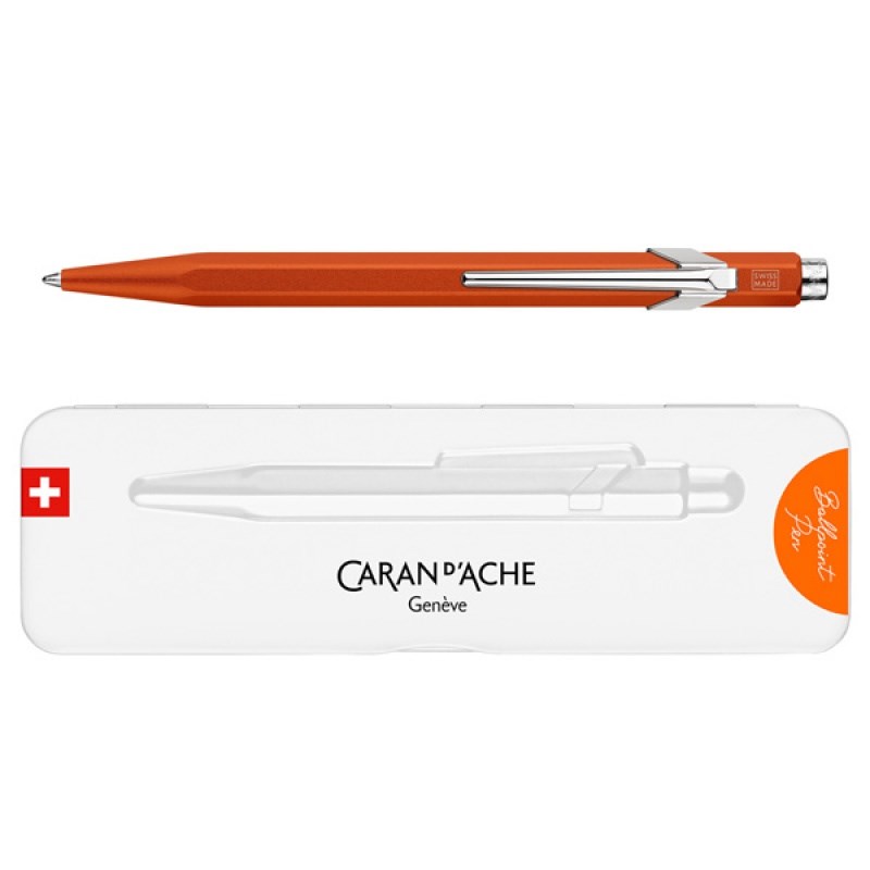 Caran d’Ache Długopis 849 Colormat-X, Pomarańczowy Slimpack — zdjęcie 1 z 5