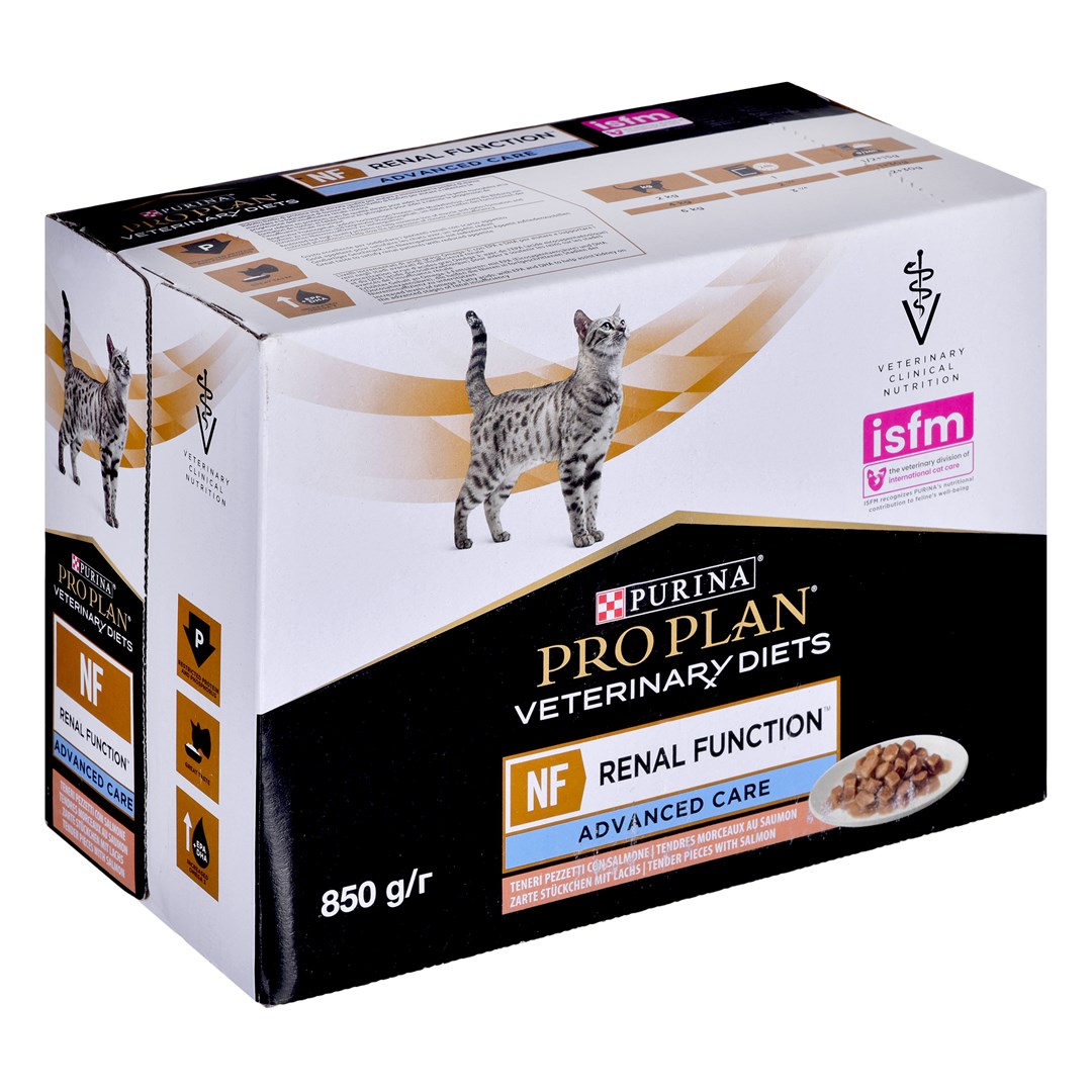 PURINA PVD Feline NF Renal Function ST/OX Łosoś - 10x85 g — zdjęcie 1 z 4
