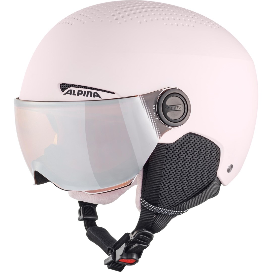 Kask narciarski ALPINA ZUPO VISOR Q-LITE ROSE 51-55 — zdjęcie 1 z 4