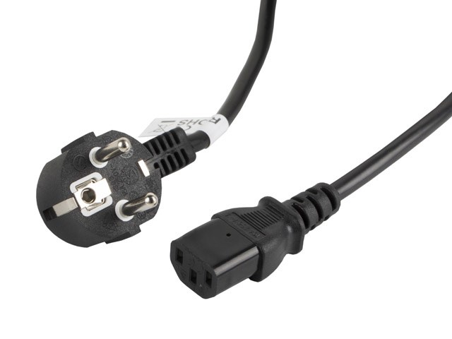 Kabel Lanberg CA-C13C-11CC-0050-BK, 5m, czarny — zdjęcie 1 z 4
