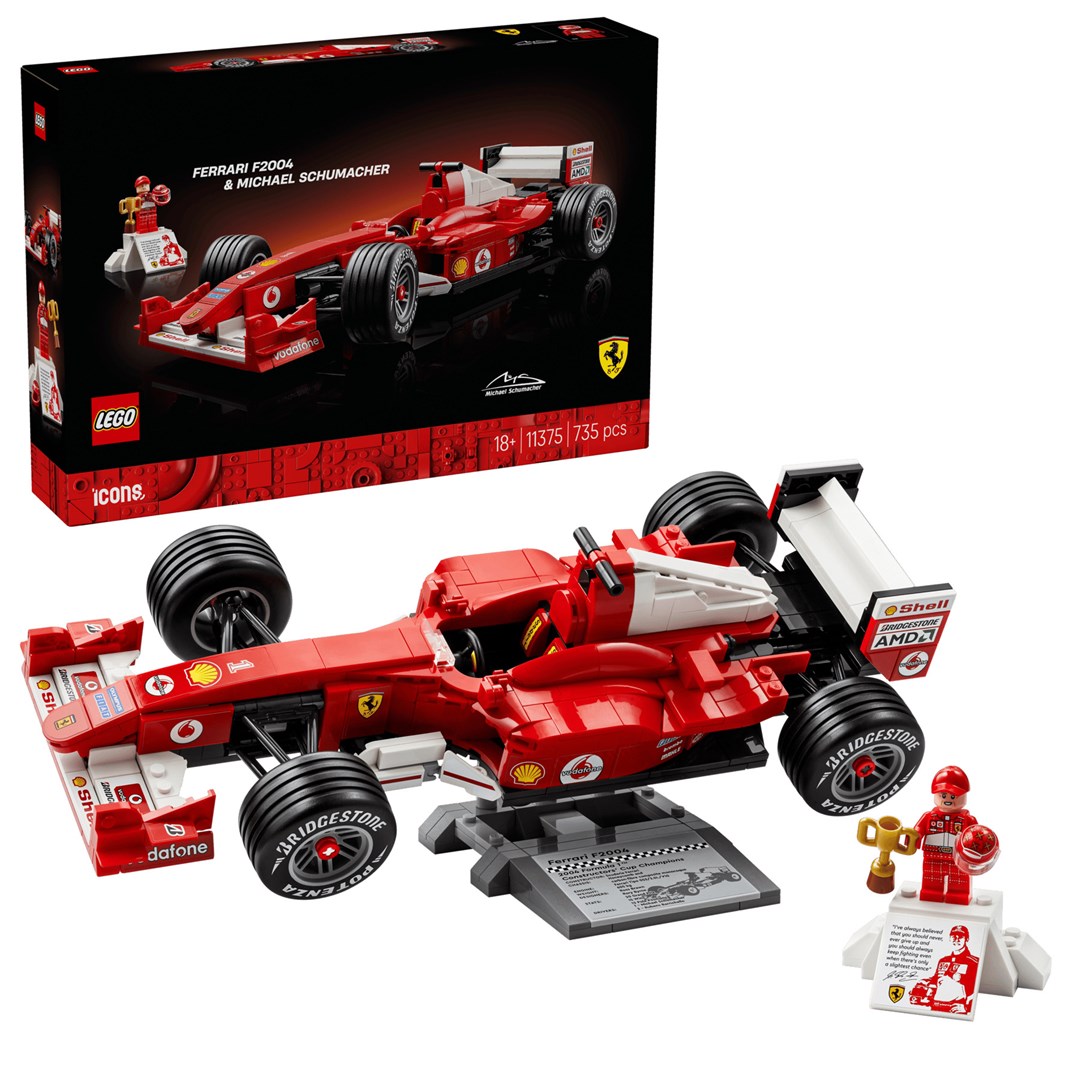 LEGO Icons Ferrari F2004 i Michael Schumacher — zdjęcie 1 z 8