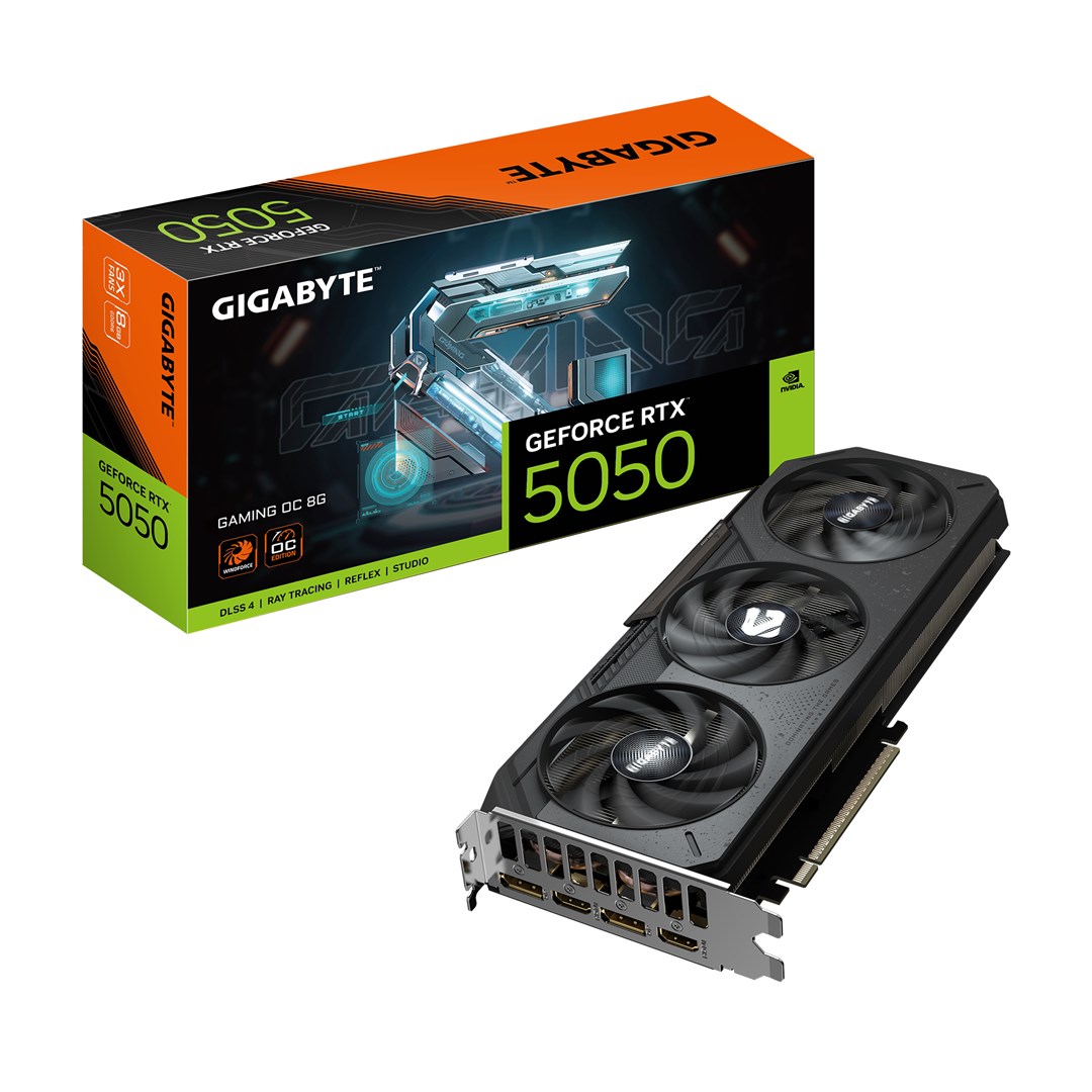 Karta graficzna Gigabyte GeForce RTX 5050 GAMING OC 8G — zdjęcie 1 z 8