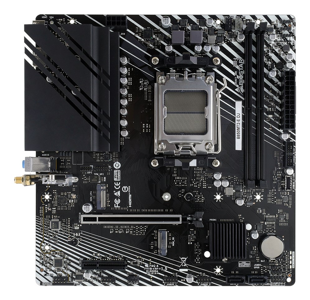 Płyta główna BIOSTAR B850MT2-E DJ Socket AM5 — zdjęcie 1 z 8
