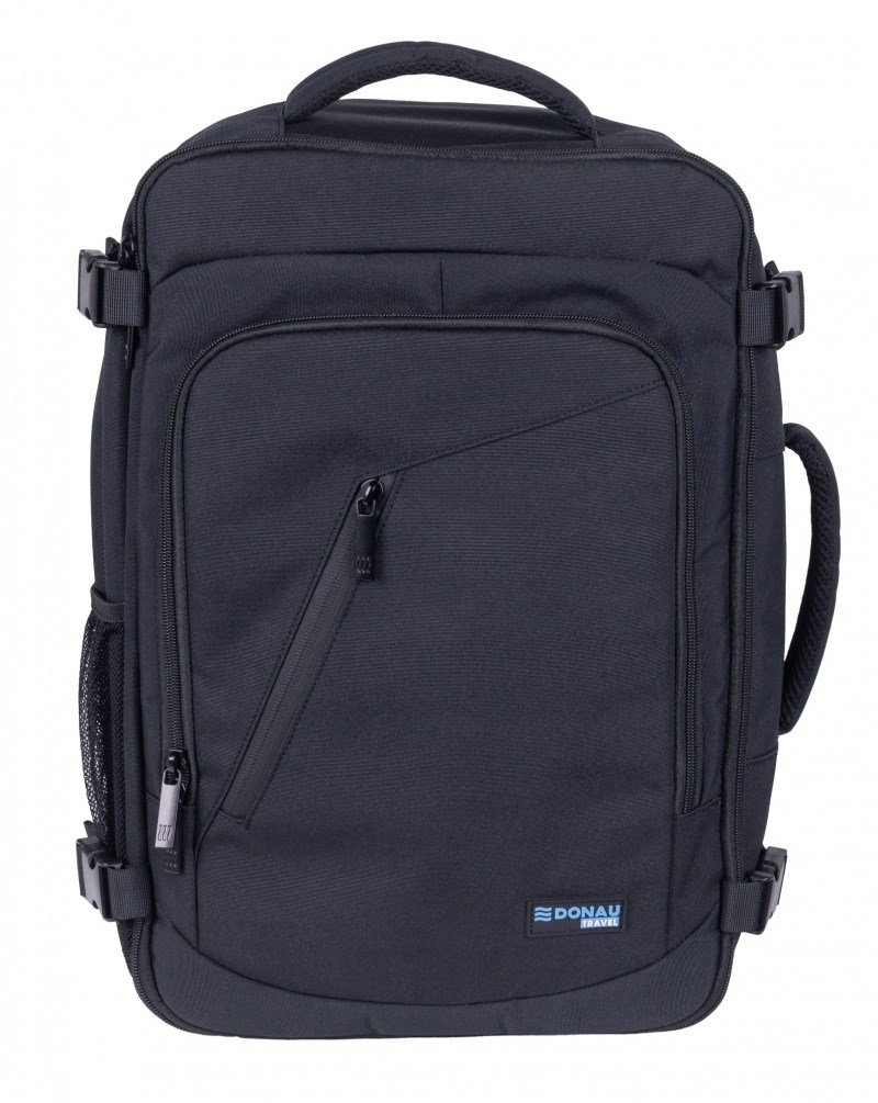 DONAU TRAVEL Plecak Warsaw, 23l, USB, czarny — zdjęcie 1 z 8
